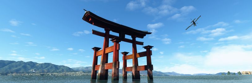 20. update Microsoft Flight Simulatoru zkrášlí Japonsko