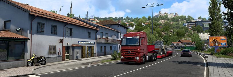 Architektura západního Balkánu v Euro Truck Simulatoru 2