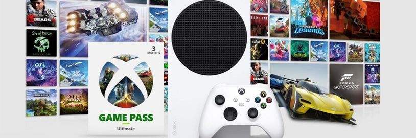 Startovní sada pro hráče: Xbox Series S a Game Pass Ultimate na tři měsíce