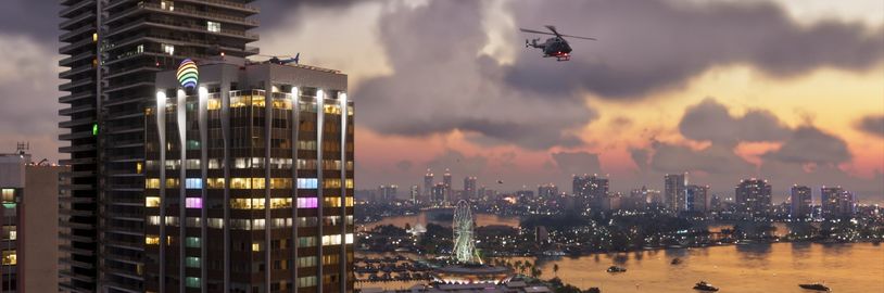 Miami se mění ve Vice City. Rockstar má ve městě obří reklamu na GTA 6