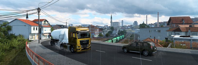 Vychází náhrada za Rusko. Hráči Euro Truck Simulatoru 2 si užijí západní Balkán