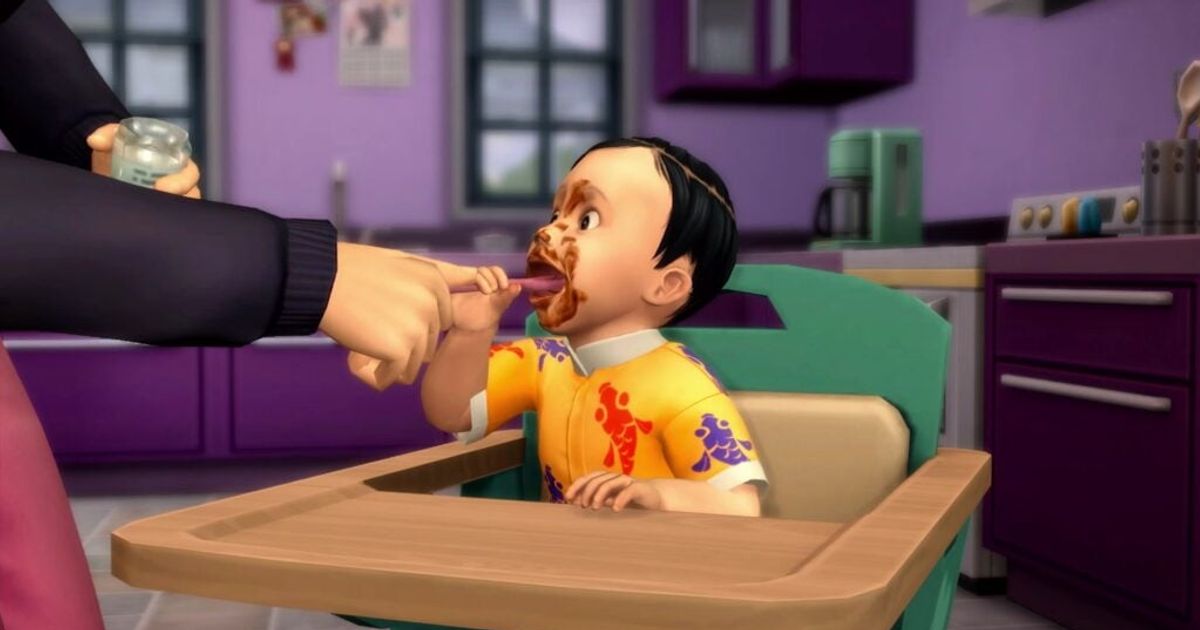 Kids and the new family addition to The Sims 4