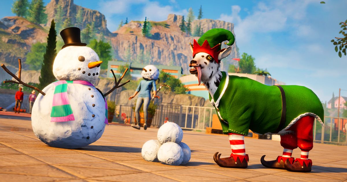 Goat Simulator 3 gets a Christmas update