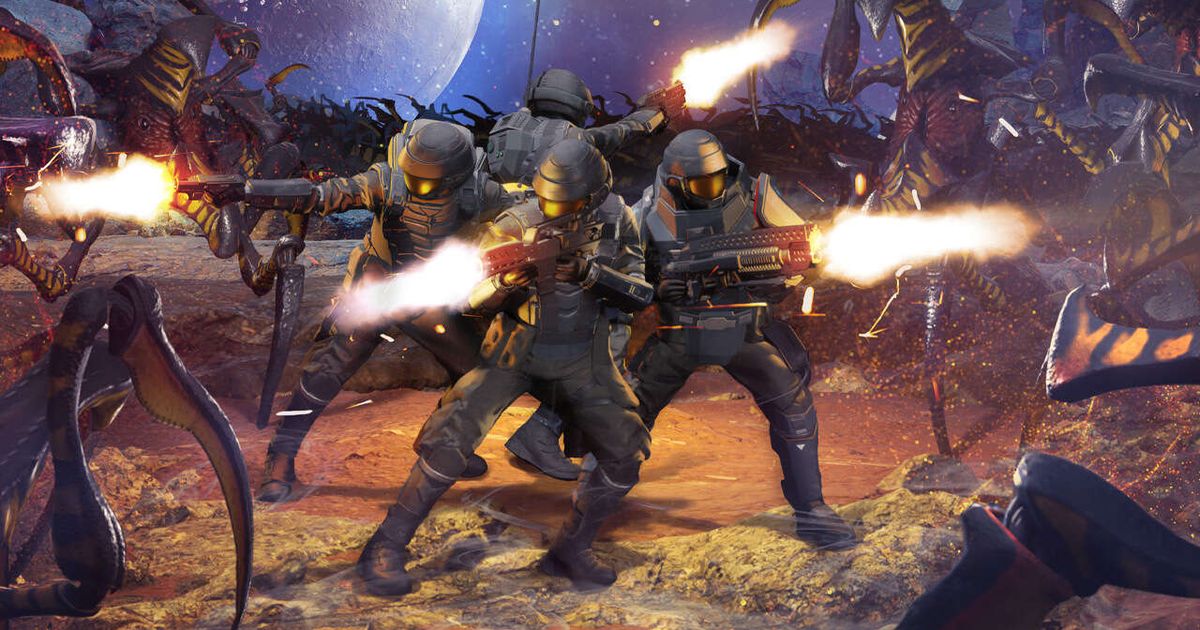 Killing hordes of bugs in Starship Troopers will start soon