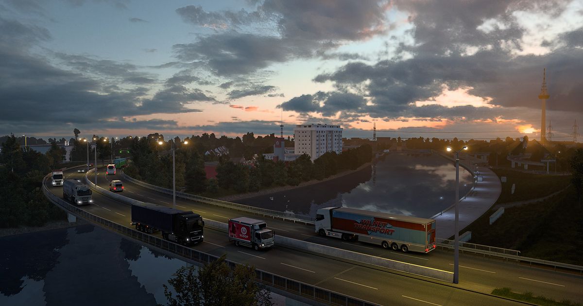 Nuremberg as the next city in Euro Truck Simulator 2