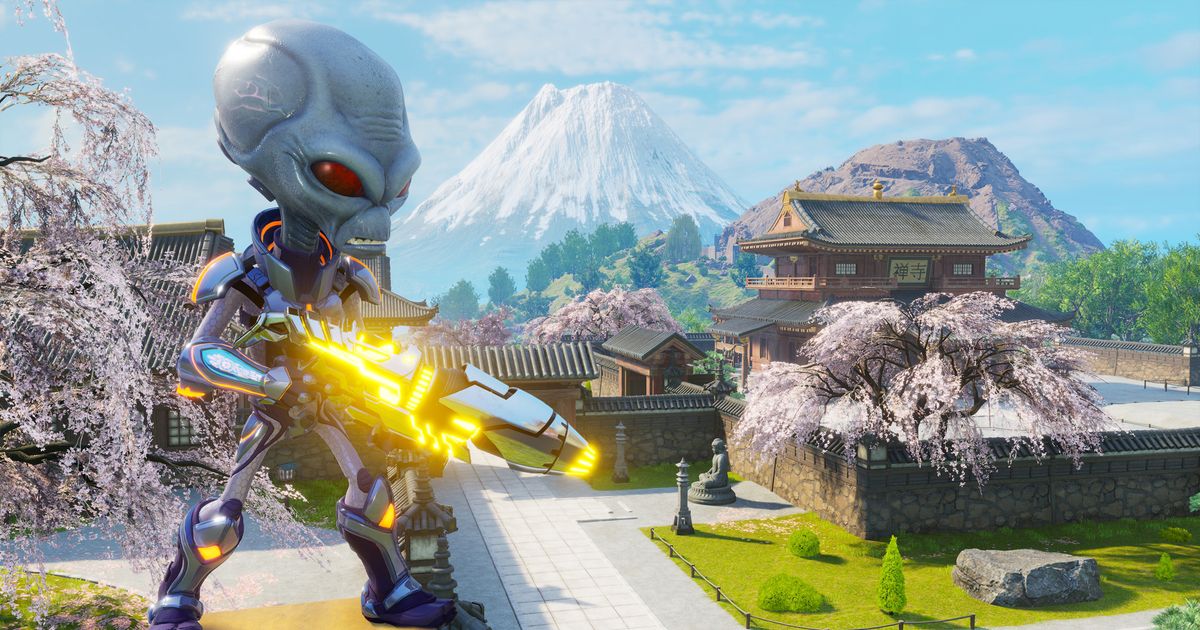 The trailer is dedicated to the release of Destroy All Humans!  2