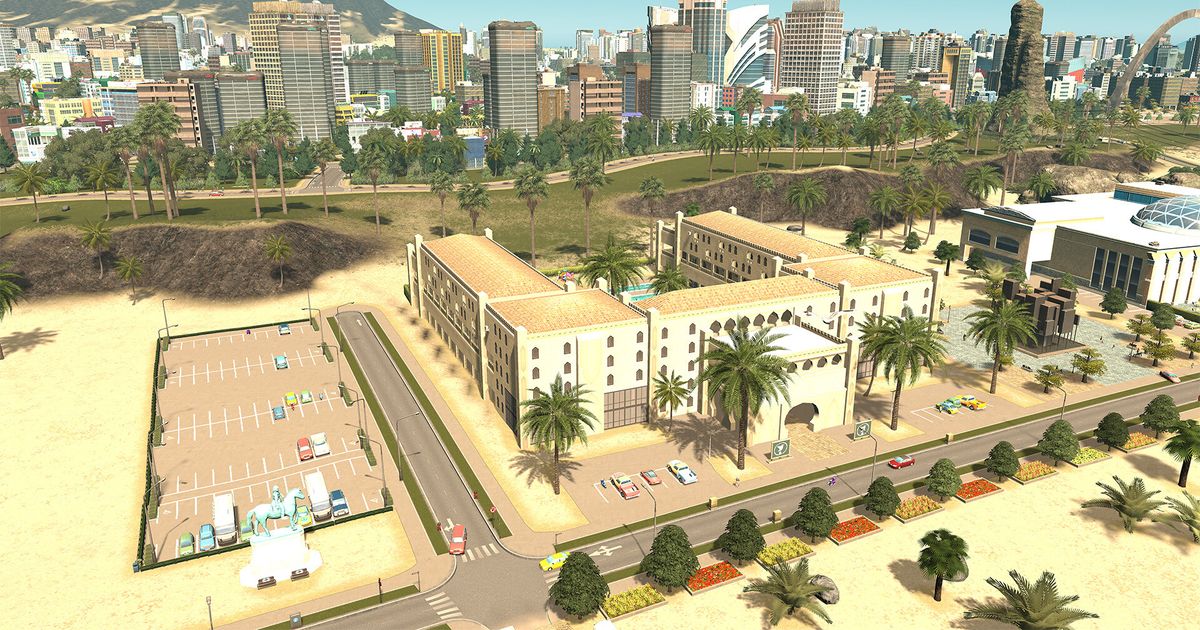 Hotels in the latest Cities: Skylines expansion