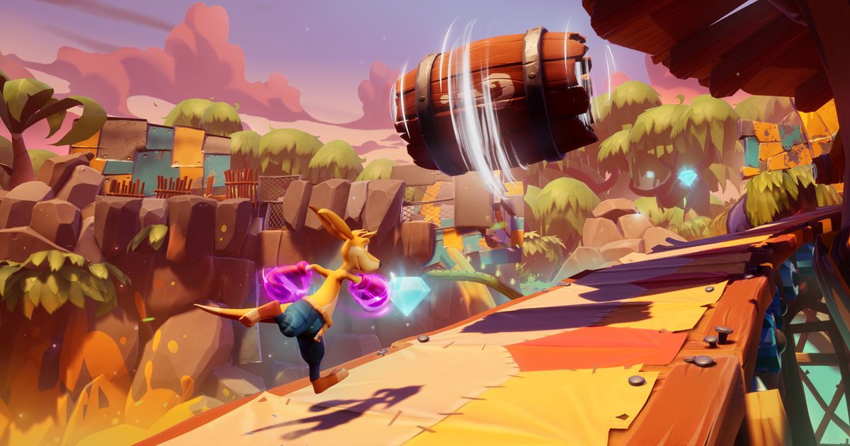 This is how the action-platformer Kao the Kangaroo is played