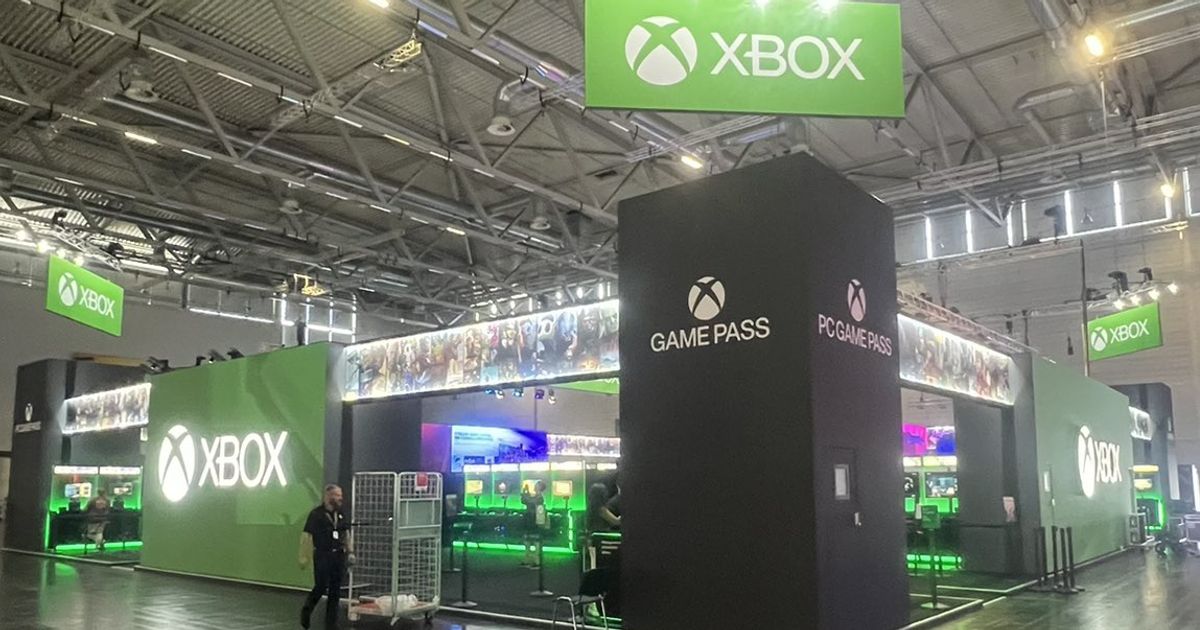 Luxury Xbox booth at Gamescom