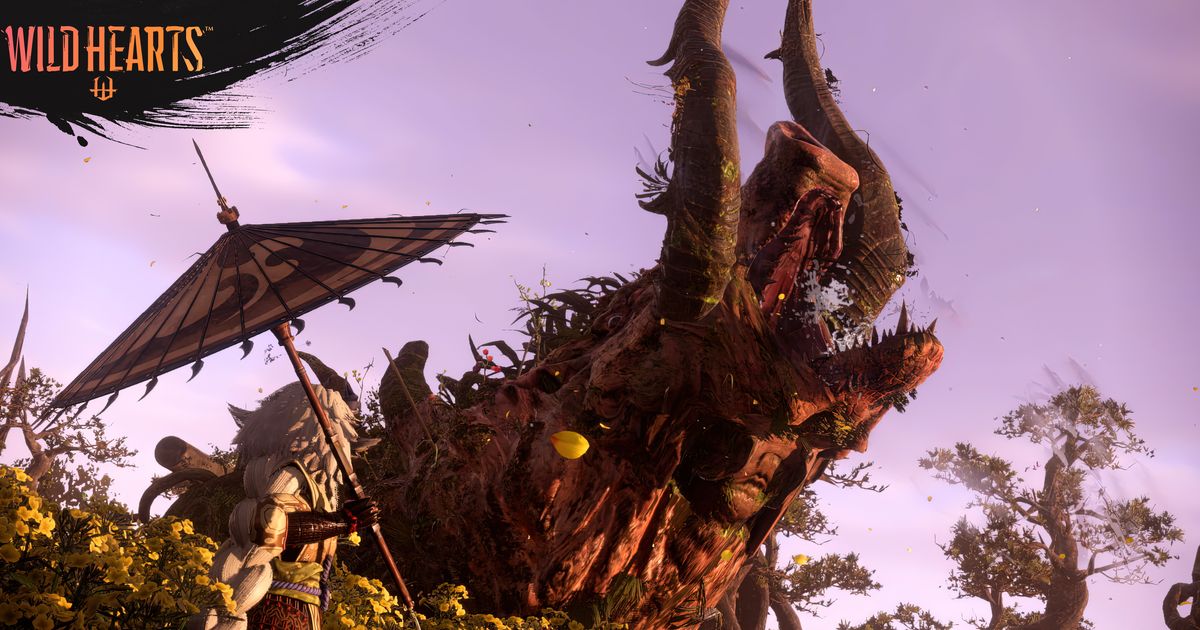 Wild Hearts shows a tough fight with a giant boar