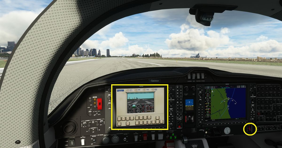 You can play the first parts in Flight Simulator