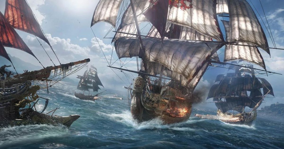 Watch footage from the pirate movie “Skull and Bones”.