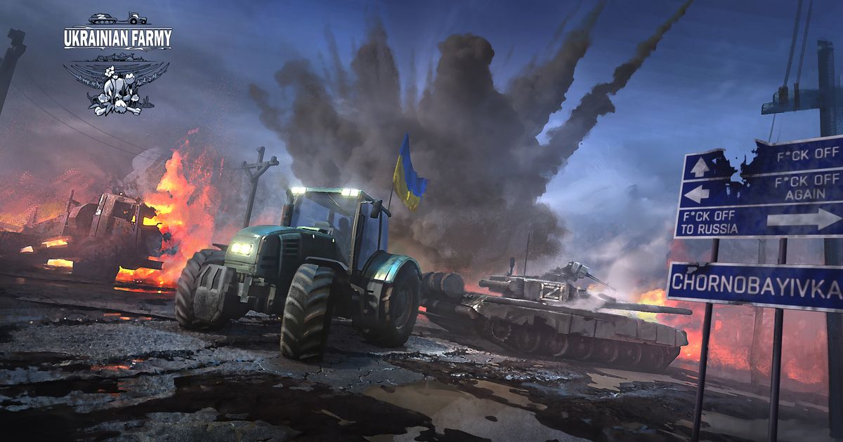 In this game you will become a Ukrainian tractor driver.