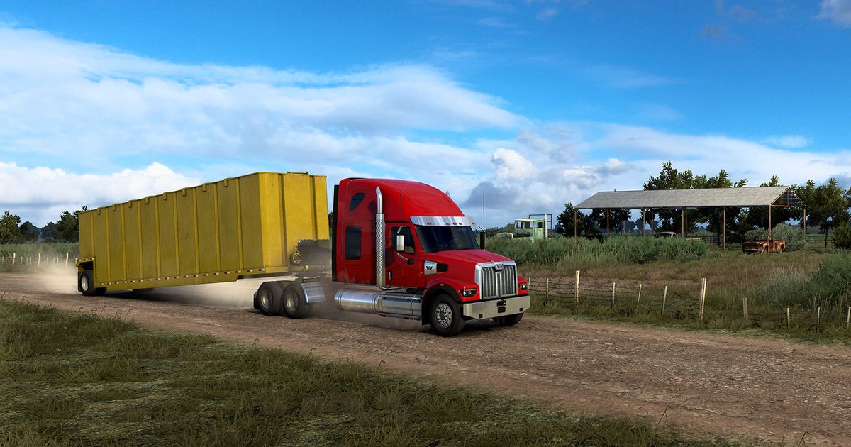 Texas natural beauty and Highway 66 at American Truck