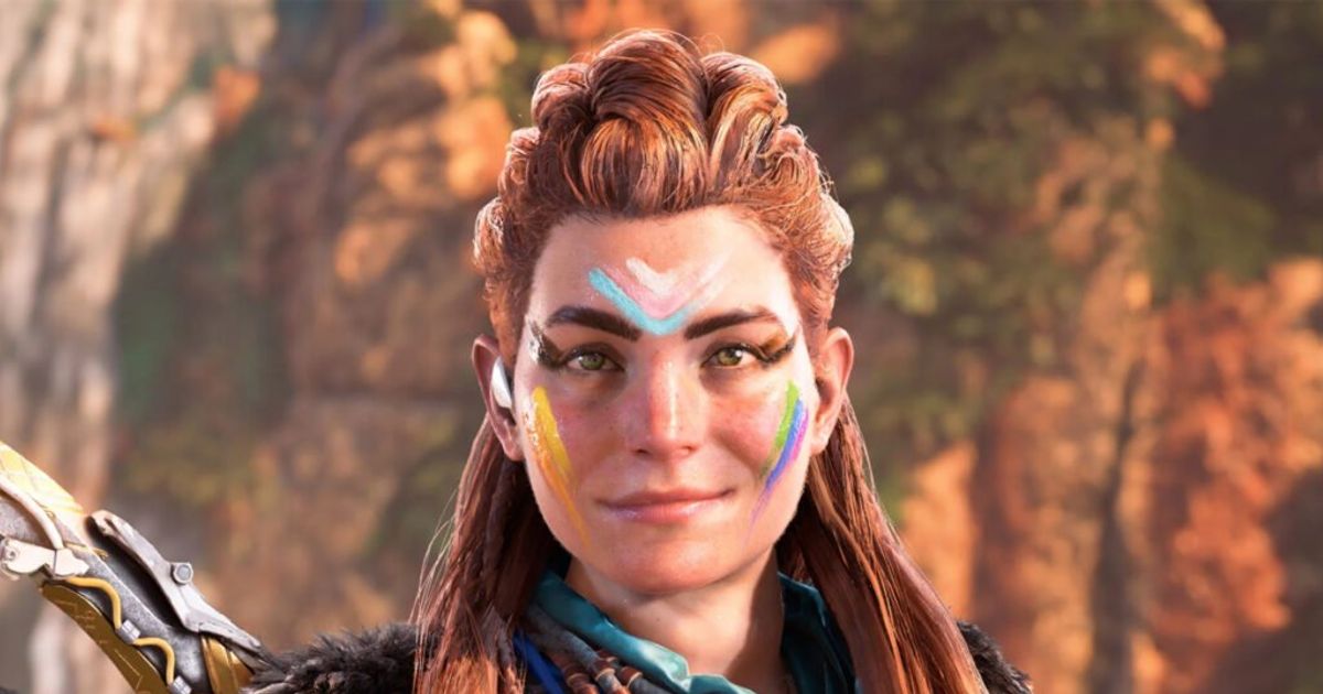 Briefly: The Witcher, proud Aloy, laughing Mario