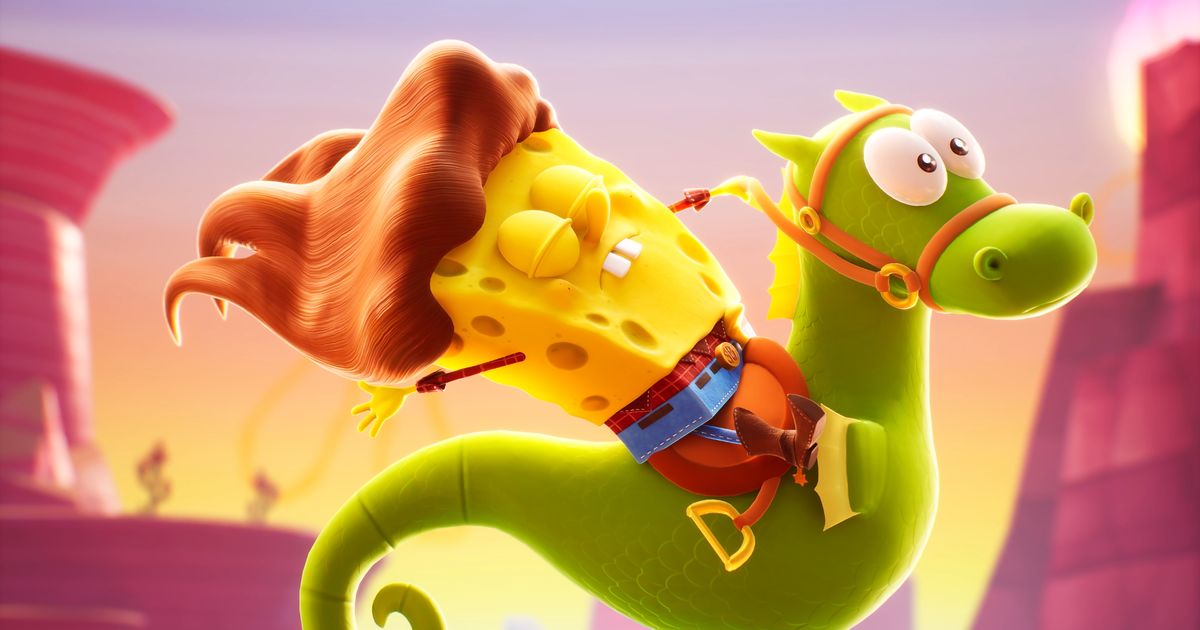 SpongeBob and Patrick fight a giant snail