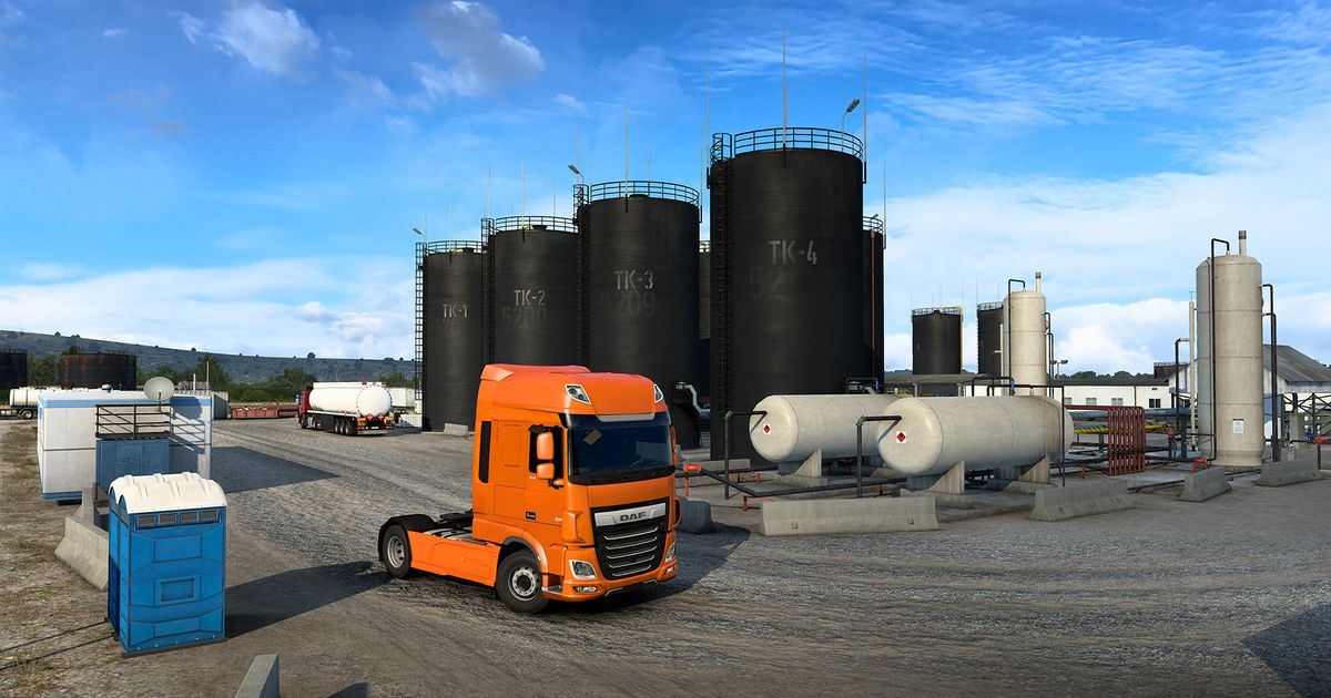 Albanian oil industry in Euro Truck Simulator 2