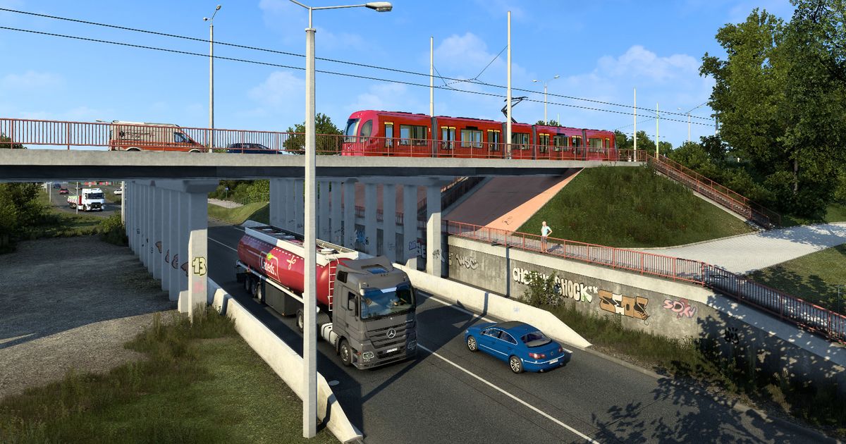 Reworked German Erfurt in Euro Truck Simulator 2