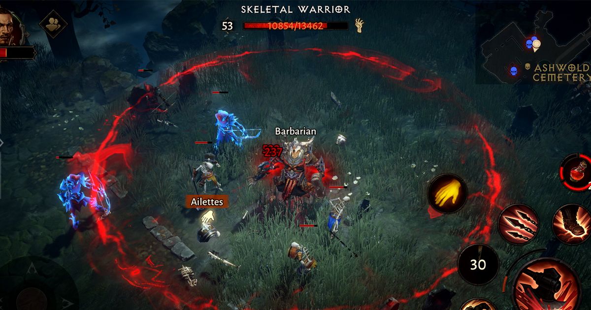 20 minutes to kill demons in Diablo Immortal
