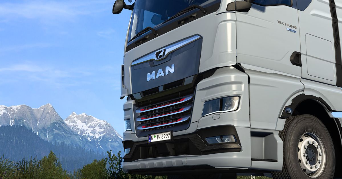 Modern MAN truck in Euro Truck Simulator 2
