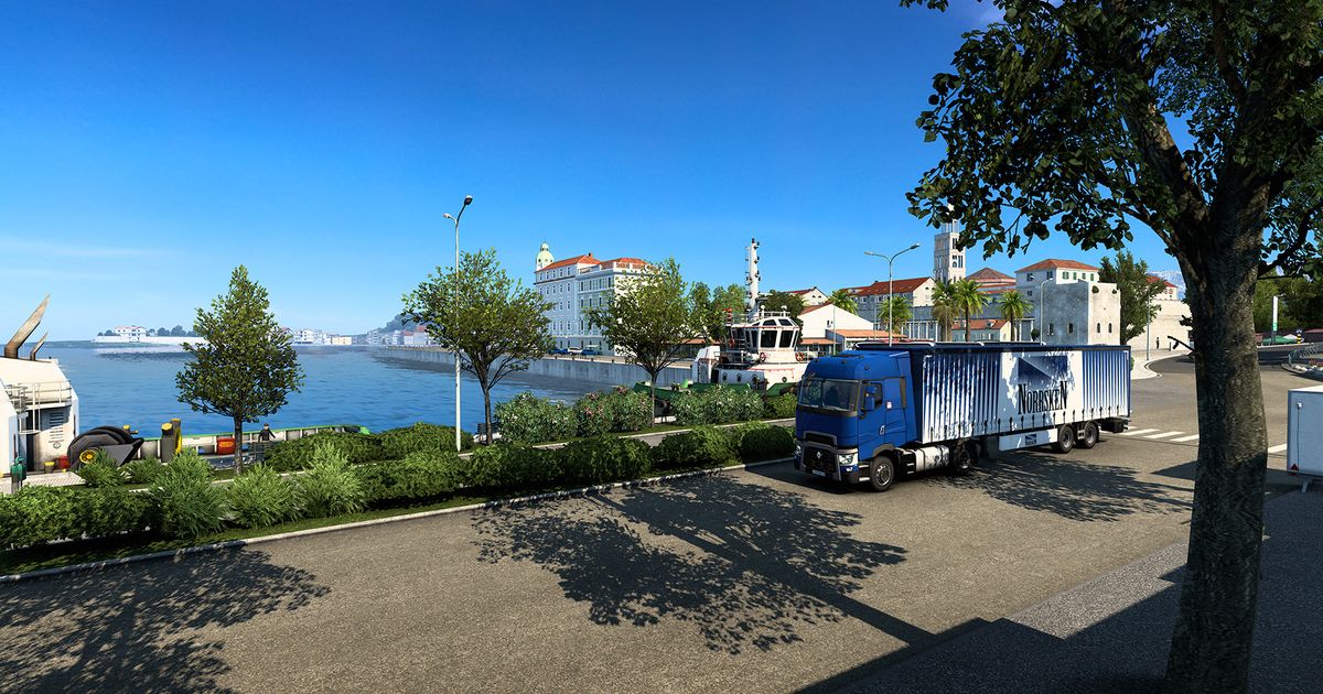 Split, Zadar and other cities in Euro Truck Simulator 2