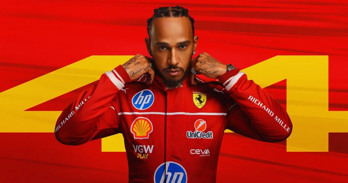 Lewis Hamilton in Ferrari flowers faces new publications F1 25 – Indian