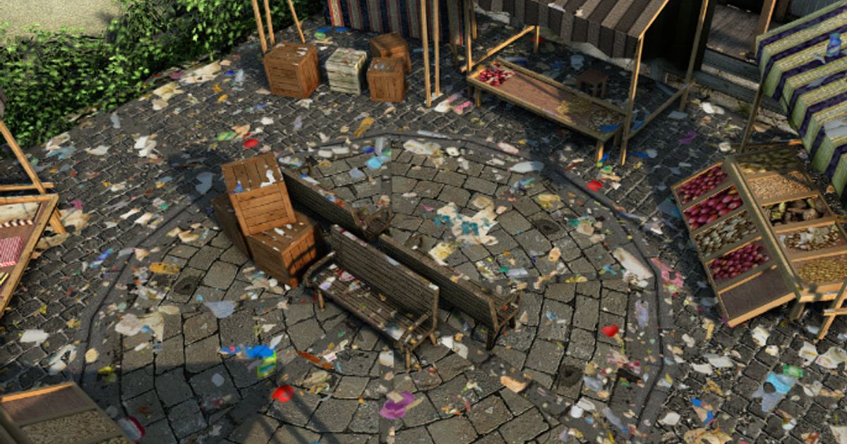 Upgrading cities in Cars brings garbage
