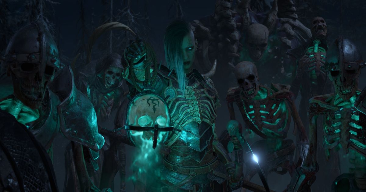 Diablo 4 Introduces Skeleton Necromancer Class