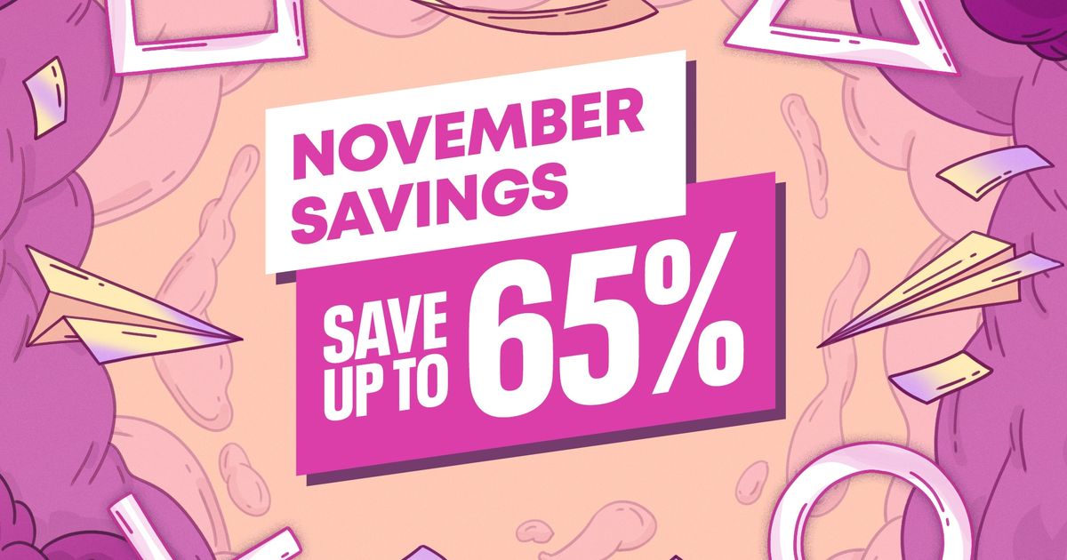 November and Halloween sales on the PlayStation Store