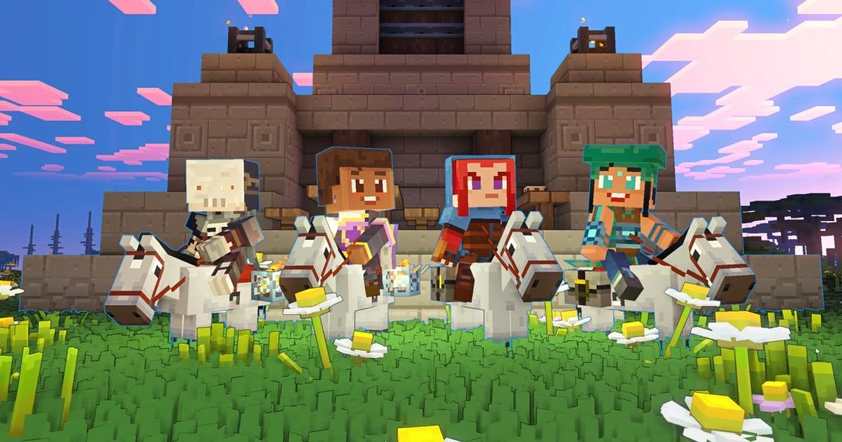 We played Minecraft Legends and it’s hard…