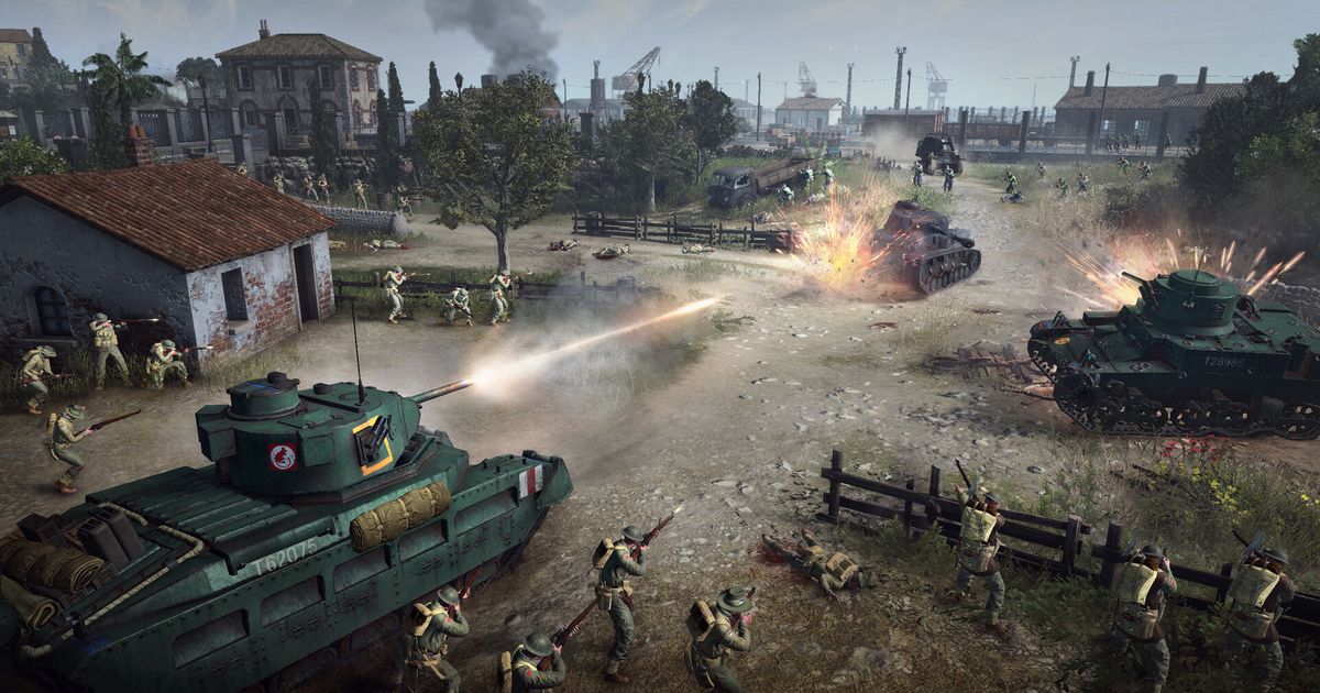 Company of Heroes 3 showed off on consoles