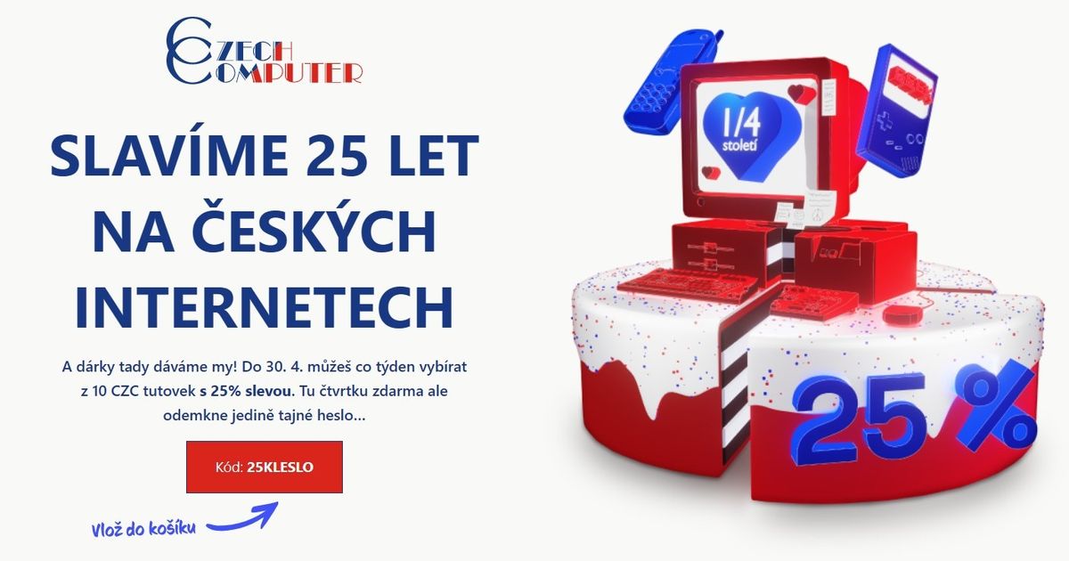 “CZC Celebrates 25th Anniversary with 25% Discount on 40 Products and a Look Back at Iconic Tech”