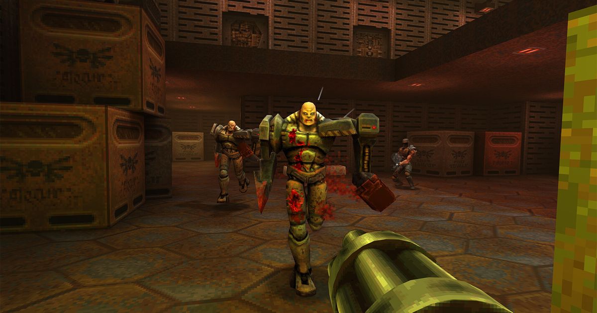 Enhanced Quake 2 features a new expansion, improved graphics and a Nintendo 64 version