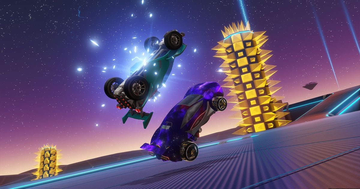 Rocket League in deathmatch mode removes the ball