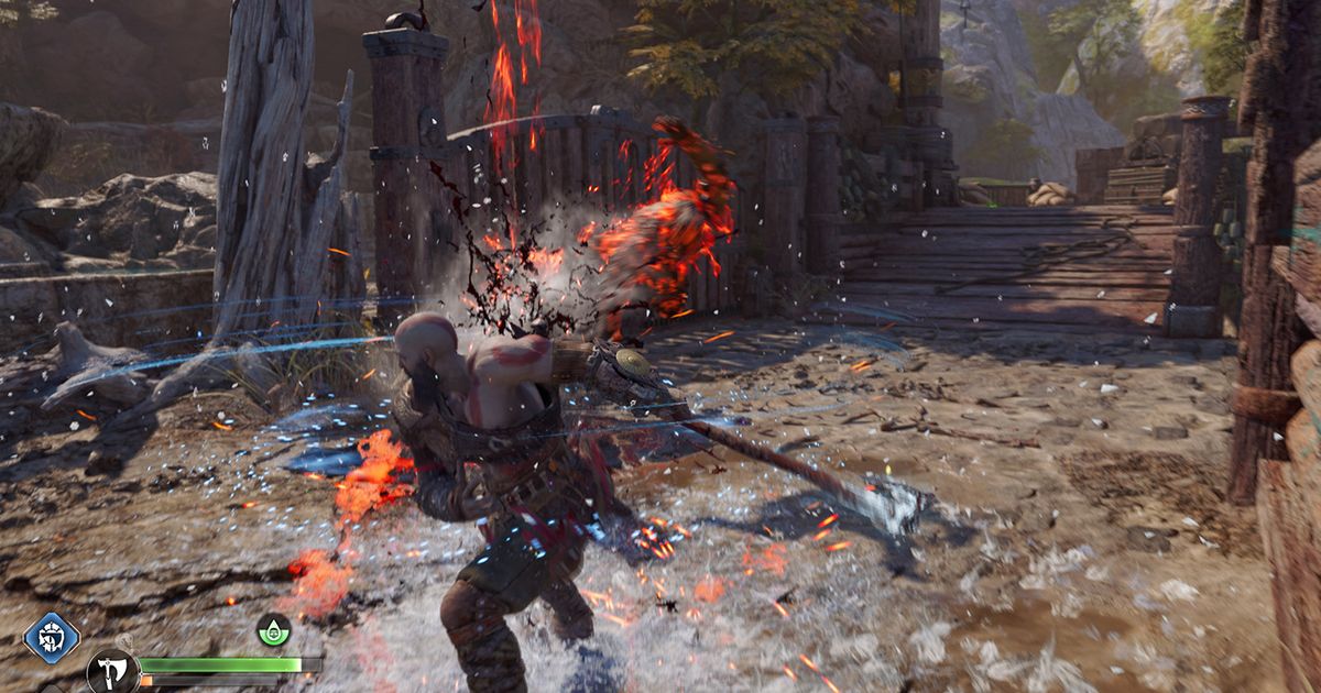 New footage from God of War: Ragnarok shows brutal battle