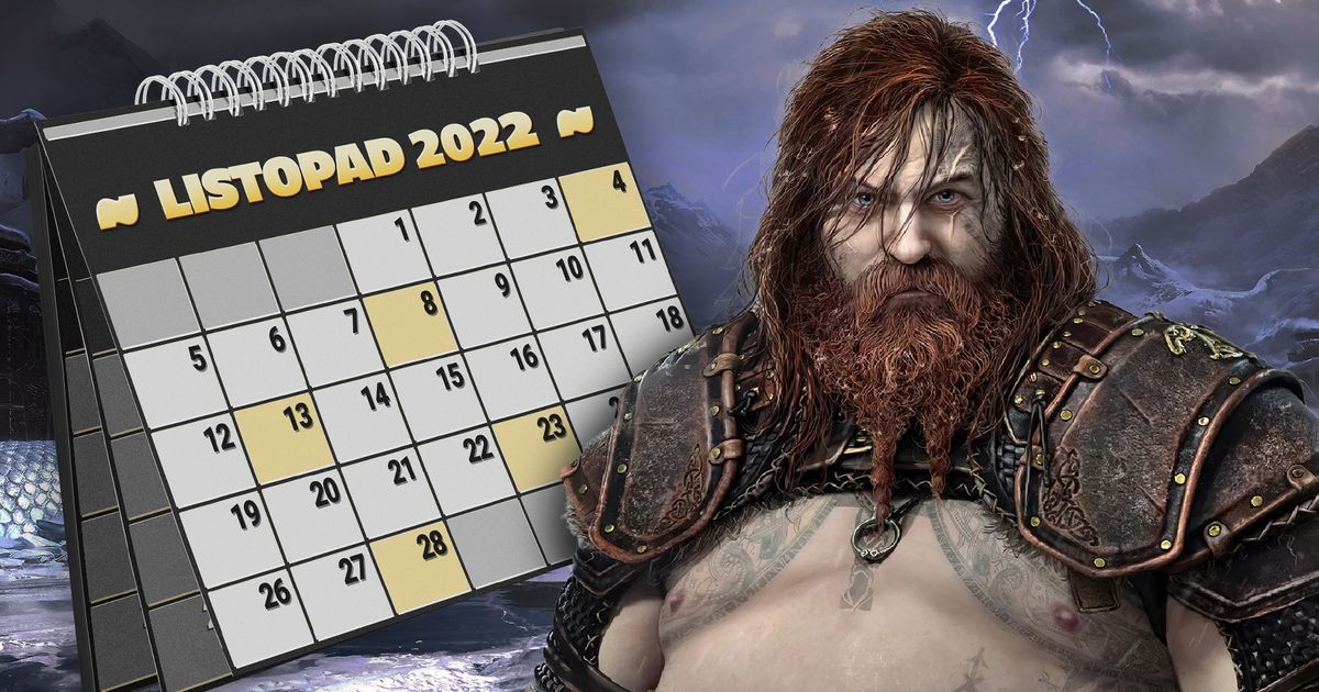 November 2022 Gamer Calendar Top Games