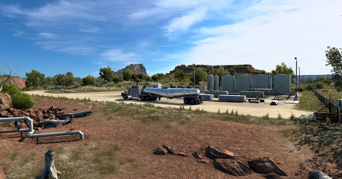 Detailed view of Oklahoma in American Truck Simulator