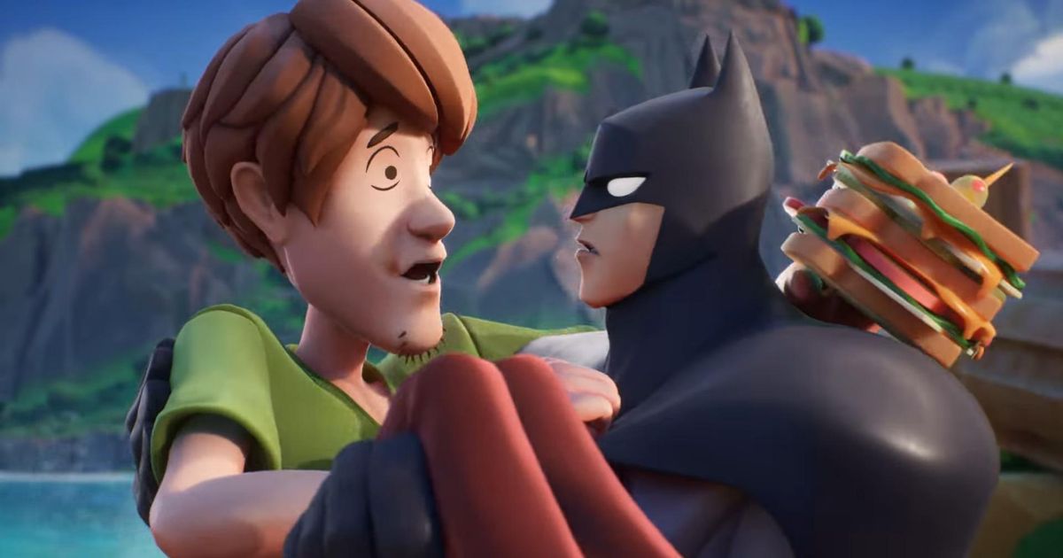 Shaggy, Batman and other characters in the action movie MultiVersus