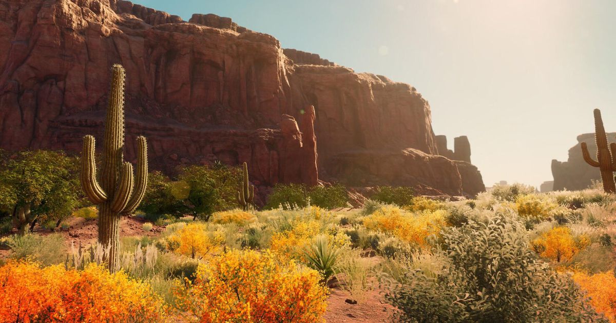 Beautiful desert in crazy Saints Row action
