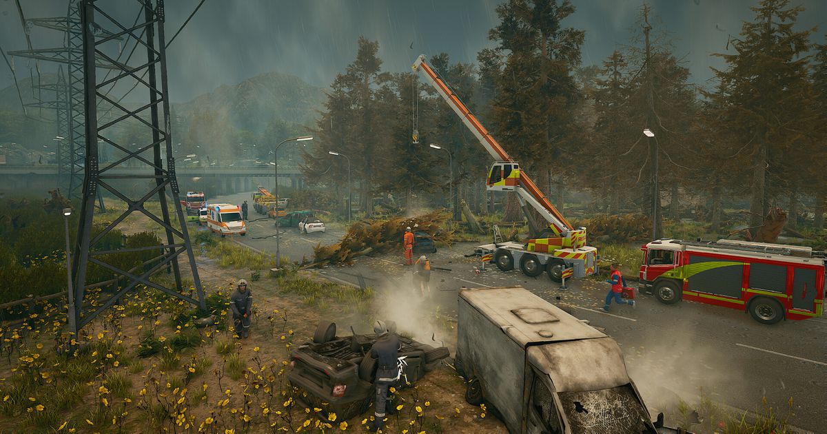 Rescue civilians and put out the fire in an emergency