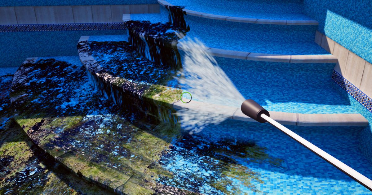 Cleaning pools and hot tubs is no easy job