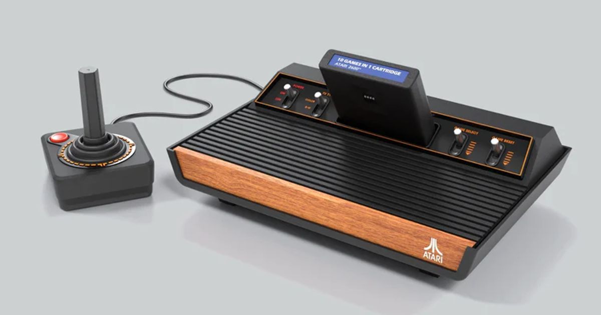 Retro console in modern design.  Atari 2600+ looks the same and supports most of the original games – INDIAN