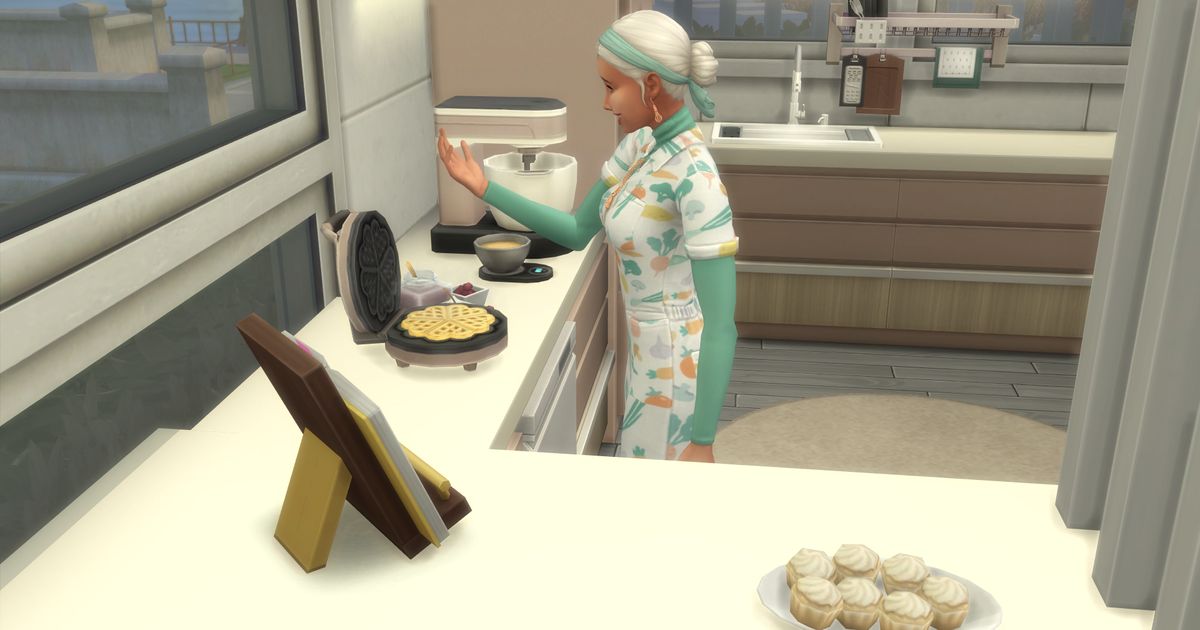 Pizza and waffles, that’s what’s going on here!  – The Sims 4 Home Cooking Review – INDIAN
