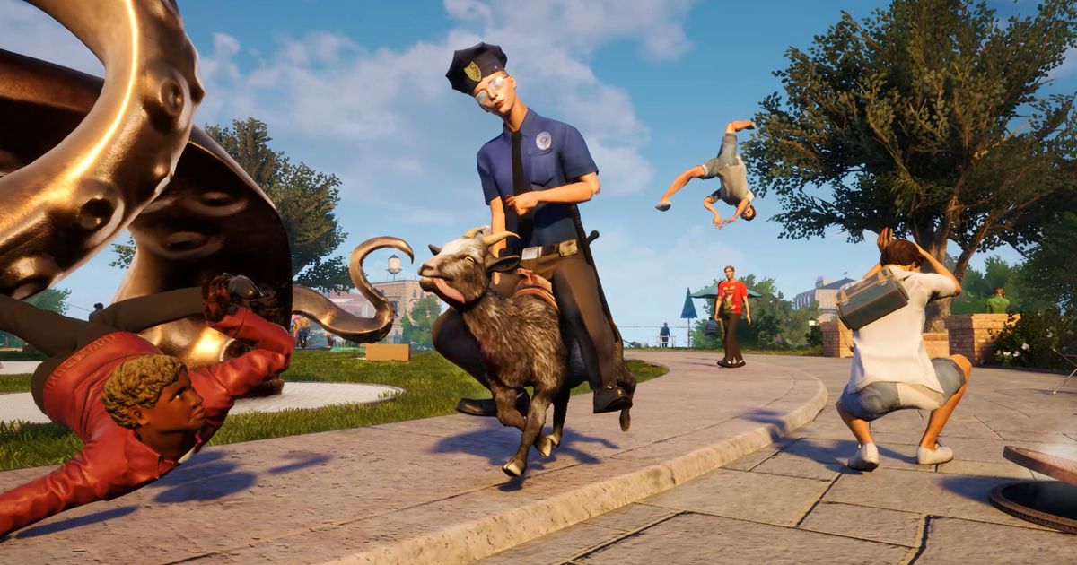 The goat simulator will be even crazier;  Goat Simulator 3