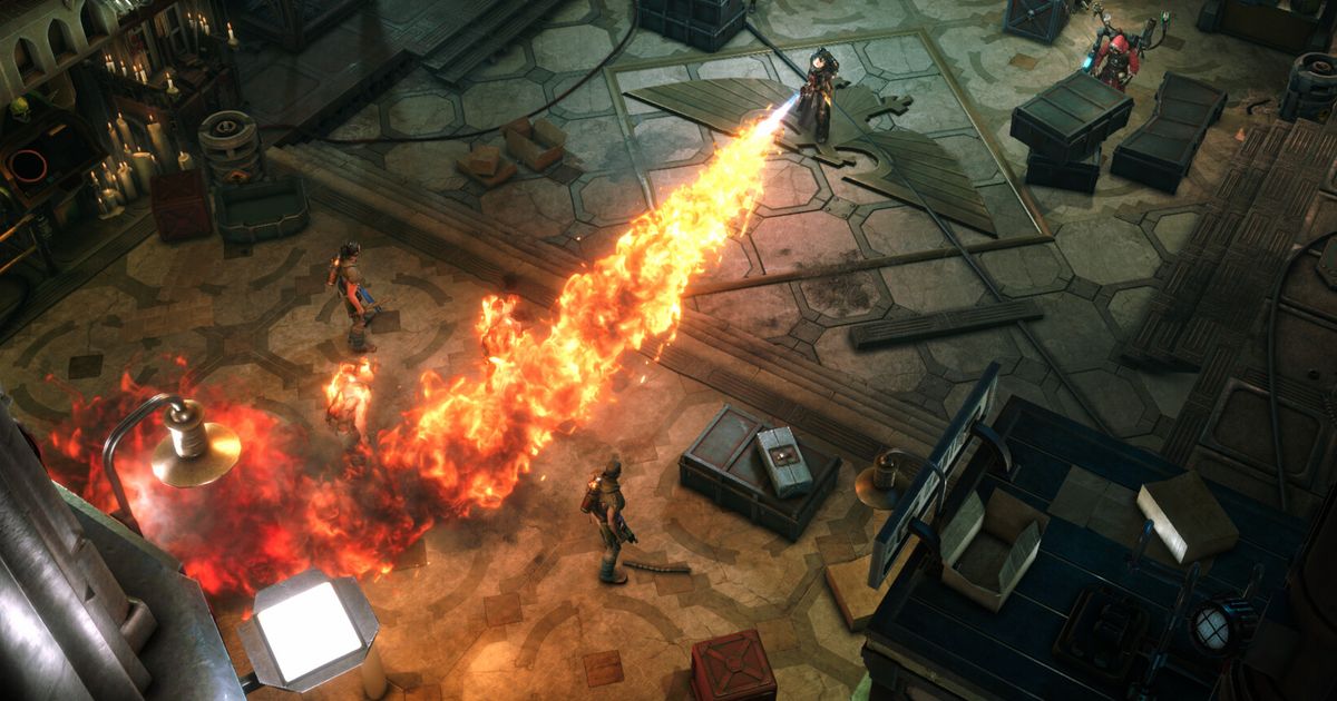 Warhammer 40,000: Rogue Trader in the first trailer