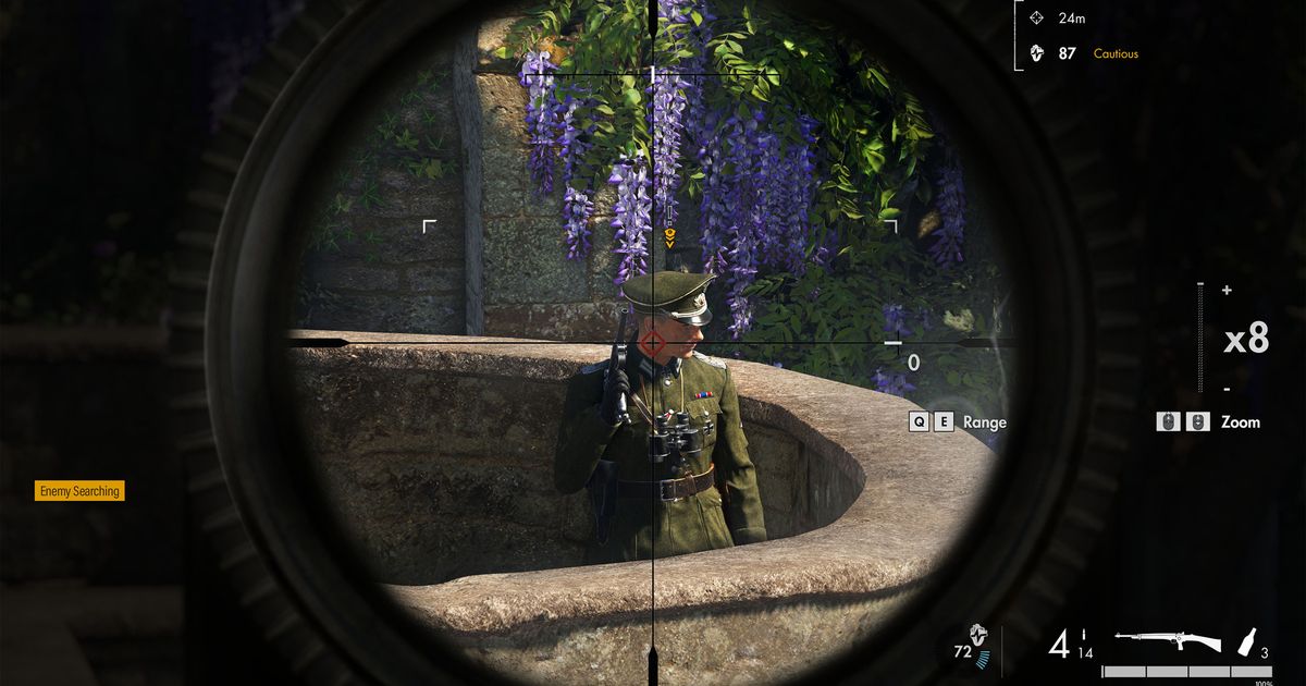 Sniper Elite 5 on PS5 cleverly uses DualSense