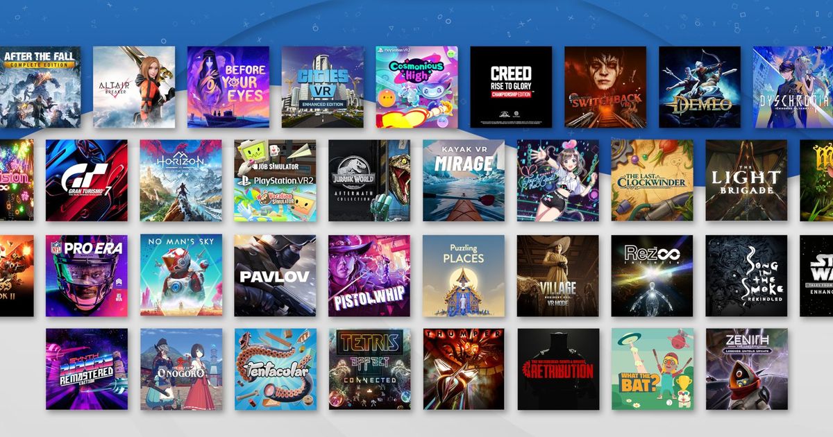Over 30 different PlayStation VR2 games confirmed