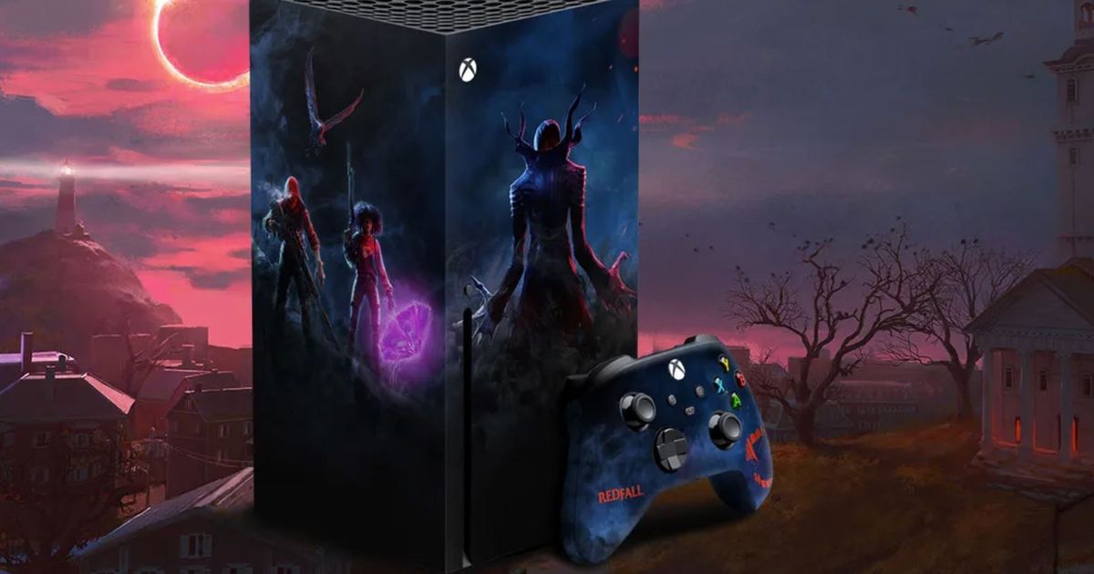 Hunting monsters in an interactive Redfall mini-game