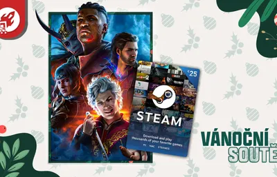 ❄️ Vánoční soutěž 4. prosince: kupon Steam