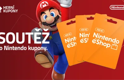 Vyhrajte kupon Nintendo v hodnotě až 700 Kč s Herní-kupony.cz